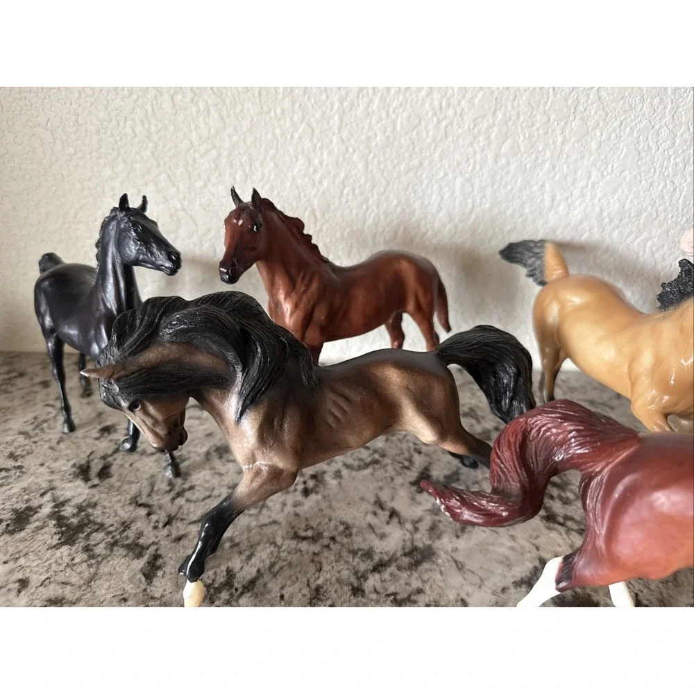 Lot Of 6- Play or Display Traditional Breyer Horses